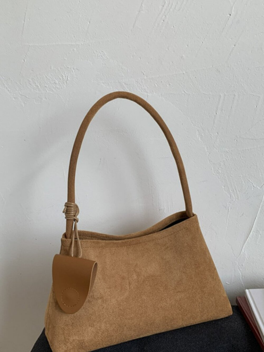 Minimalist Hobo Shoulder Bag | Everyday Faux Leather Tote - Picture 8 of 16